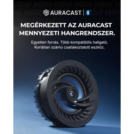 Álmennyezeti hangszóró, Lithe Audio 8" Bluetooth Auracast Ceiling Speaker (Párban)