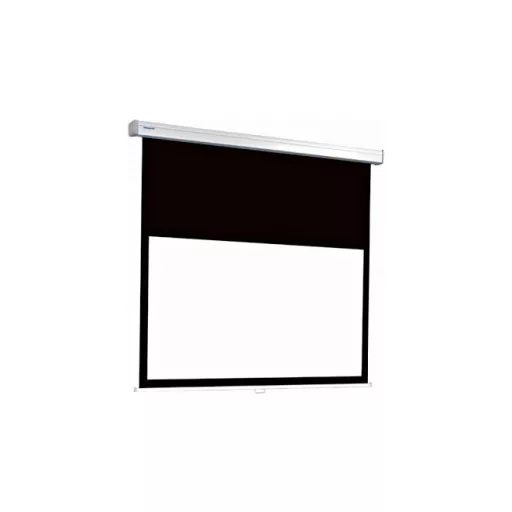 Vászon, Da-Lite (Projecta) Compact Electrol RF hosszított fekete kifutóval, 183 x 220 cm vászonméret, 4:3 képarány, Motoros