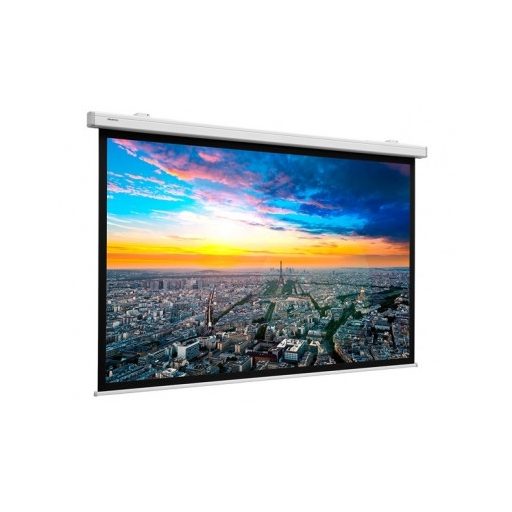 Vászon, Da-Lite (Projecta) Compact Electrol RF hosszított fekete kifutóval, 182 x 240 cm vászonméret, 16:10 képarány, Motoros