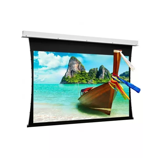 Vászon, Da-Lite (Projecta) Tensioned Descender Pro RF, 254 x 400 cm vászonméret, 16:9 képarány, Házimozis, Motoros