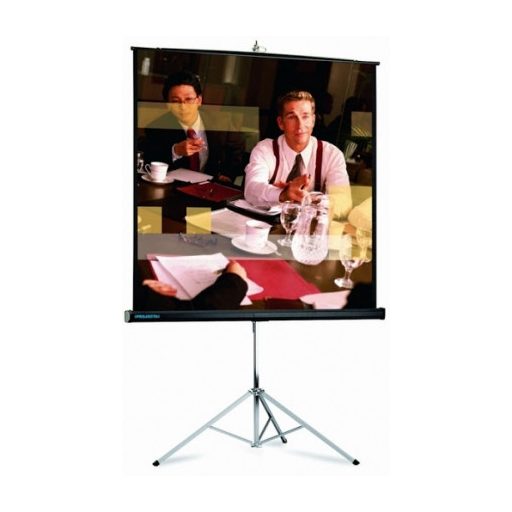 Vászon, Da-Lite (Projecta) Picture King, 152 x 152 cm vászonméret, 1:1 képarány, Hordozható, Állványos