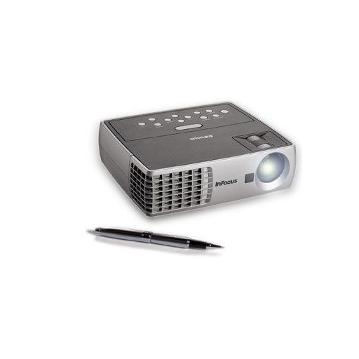 Projektor, InFocus IN1100, DLP, XGA (1024x768) felbontás, 4:3 képarány, Hordozható