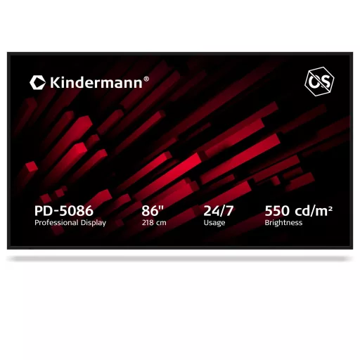 Reklámkijelző, Kindermann PD-5086, 86", 24/7