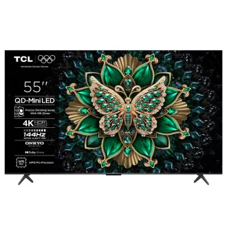   Reklámkijelző, TCL 55" 55C6K QD-MiniLED 139cm 4K Google TV