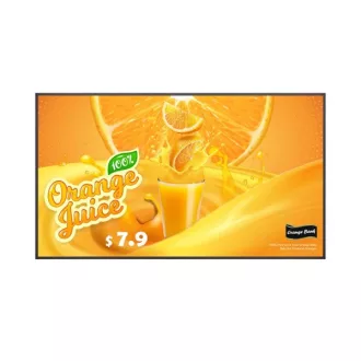   Reklámkijelző, LG 24/7 Signage 55" 55UH5Q-E, 3840x2160, 500cd/m2, HDMIx3/DP/RS-232C/RJ45/USBx2