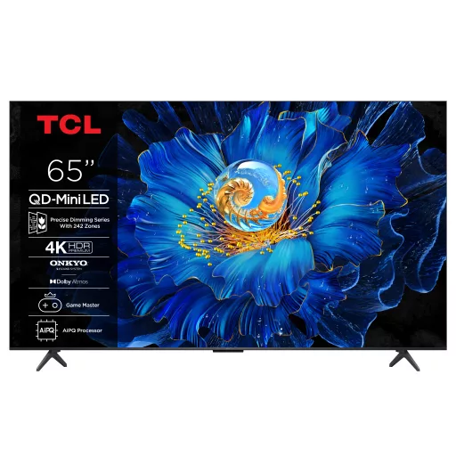 Reklámkijelző, TCL 65" 65C6KS QD-MiniLED 165cm 4K Google TV