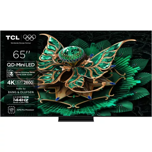 Reklámkijelző, TCL 65" 65C7K QD-MiniLED 165cm 4K Google TV