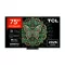 Reklámkijelző, TCL 75 75C6KPro Smart LED Televízió, 189 cm, 4K 144Hz, QD-MiniLED, HDR, Google TV"
