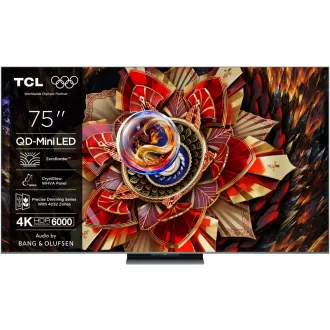   Reklámkijelző, TCL 75" 75C9K QD-MiniLED 189cm 4K Google TV