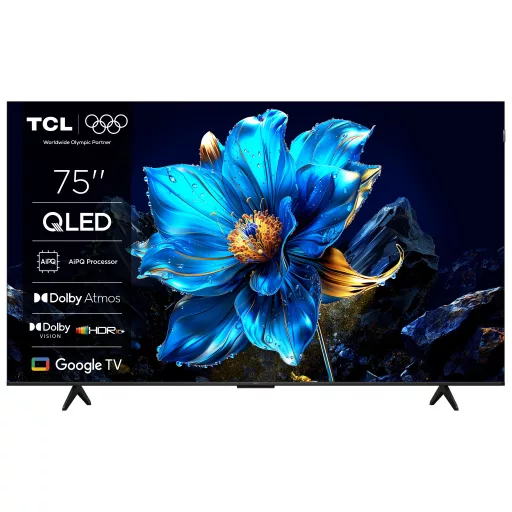 Reklámkijelző, TCL 75" 75P7K QLED 189cm 4K Google TV