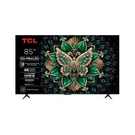 Reklámkijelző, TCL 85" 85C6K QD-MiniLED 215cm 4K Google TV