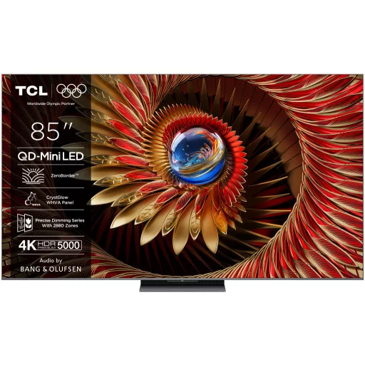 Reklámkijelző, TCL 85" 85C8K QD-MiniLED 215cm 4K Google TV