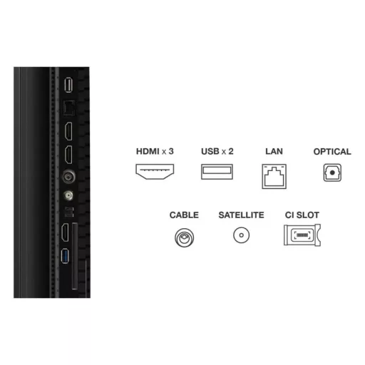 Reklámkijelző, TCL 85" 85P7K QLED 215cm 4K Google TV