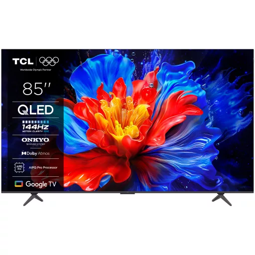 Reklámkijelző, TCL 85" 85P8K QLED 215cm 4K Google TV