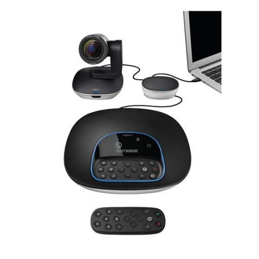 Kamera, Logitech Webkamera - Group 1080p Mikrofonos Kihangosító Hub - 960-001057