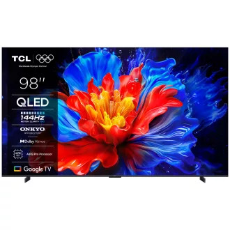 Reklámkijelző, TCL 98" 98P8K QLED 248cm 4K Google TV