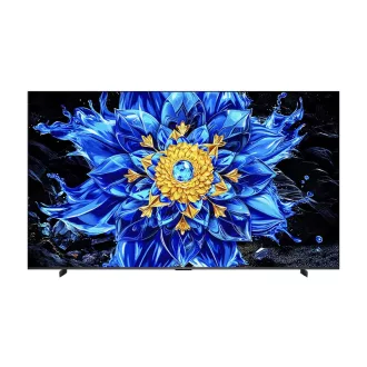   Reklámkijelző, TCL 98" 98P8L Smart LED Televízió, 248 cm, 4K 144Hz, QD-MiniLED, HDR, Google TV