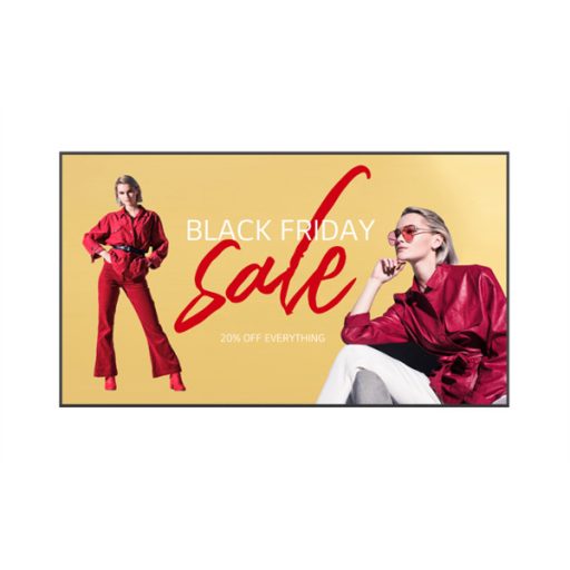 Reklámkijelző, LG 16/7 Signage kijelző 98" 98UM5K, 3840x2160, 500 cd/m2, 3xHDMI/DP/DVI/RS-232C/RJ45, hangszóró