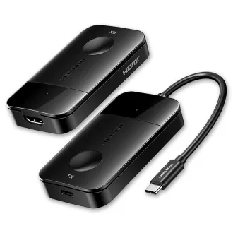   Jeltovábbító, Vention HDMI (4K@30Hz Wifi transzmitter és receiver, 50m), adapter