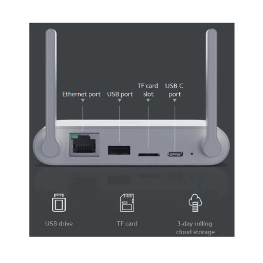 Biztonsági kamera, Xiaomi Mi BHR4435GL Vezeték nélküli kültéri  szett, 1080p, Fehér