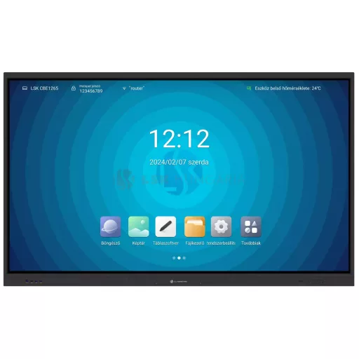 Interaktív kijelző, LSK ClassBoard E1265, 4K (3840 x 2160) felbontás, 65" / 165 cm képátló