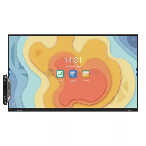 Interaktív kijelző, LSK ClassBoard W5086PC+ beépített mini számítógéppel, 4K (3840 x 2160) felbontás, 86" / 206 cm képátló