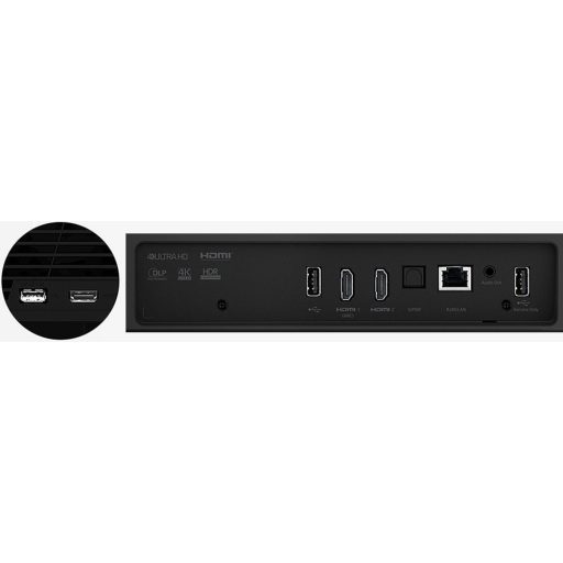 Projektor, Optoma UHZ65UST, DLP, Lézer, 4K felbontás, 16:9 képarány, Házimozis