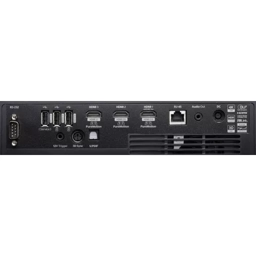 Projektor, Optoma UHZ58LV, DLP, Lézer, 4K felbontás, 16:9 képarány, Házimozis
