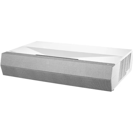 Projektor, Optoma CinemaX D2 White, DLP, Lézer, 4K UHD felbontás, 16:9 képarány, Házimozis