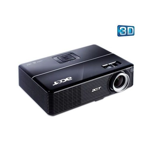 Projektor, Acer P1206P, DLP, XGA (1024x768) felbontás, 4:3 képarány, Hordozható