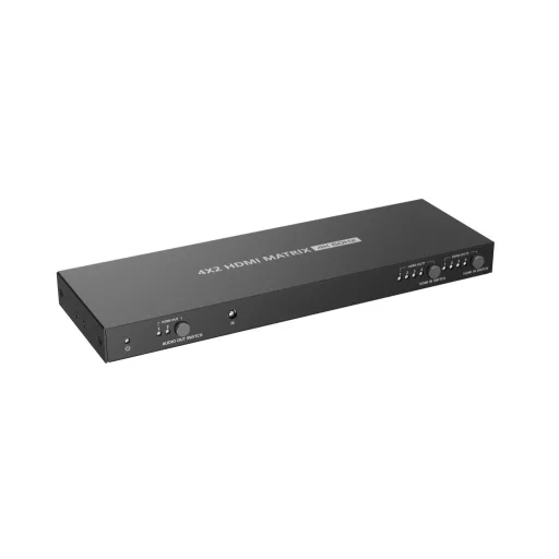 Mátrix, HDM4X2 4x2 HDMI mátrix audió kimenettel