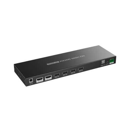 Mátrix, HDM4X2 4x2 HDMI mátrix audió kimenettel