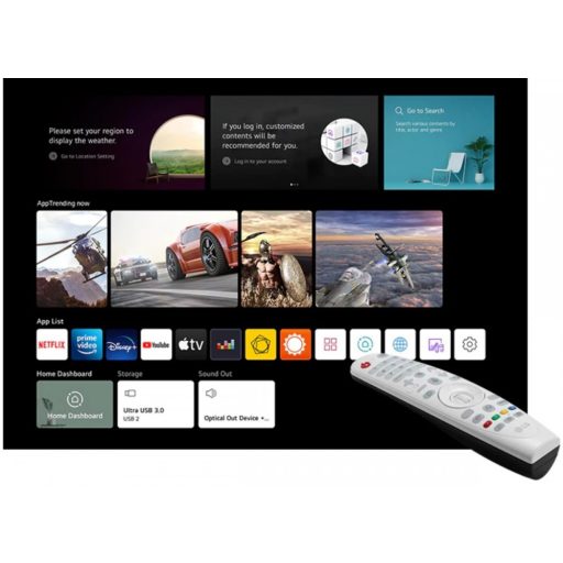 Miniprojektor, LG HU710PB, DLP, Lézer, 4K felbontás, 16:9 képarány, Házimozis