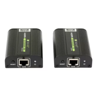   Jeltovábbító, Techly HDMI extender 4K, Cat.6/6A/7, 60 méter, IR