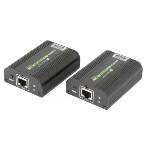 Jeltovábbító, Techly HDMI extender 4K, Cat.6/6A/7, 60 méter, IR