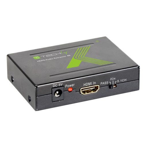 Hangleválasztó, Techly HDMI-Audio Extractor , SPDIF, RCA, 2.0/5.1