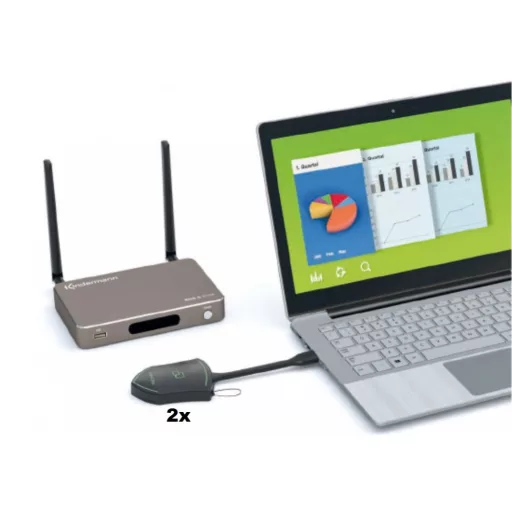 Jeltovábbító, Kindermann Klick & Show K-42C USB-C szett (K40 központ + 2x K-C jeladó)
