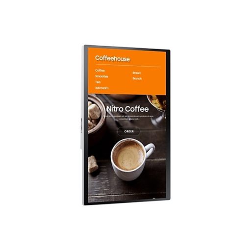 Reklámkijelző, Samsung KM24A 16/7 Smart signage Kioszk, Fehér, 24"