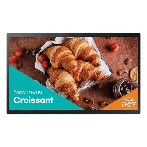 Reklámkijelző, Samsung LFD, 24" QB24C 16/7, Tizen, FHD, 250"