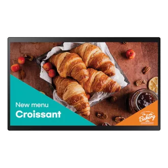   Interaktív kijelző, SAMSUNG 16/7 Small Touch Display QB24C-T 24",Tizen 7.0 Cap Touch