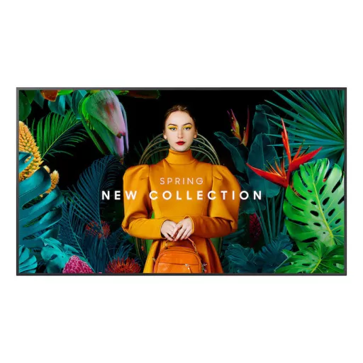 Reklámkijelző, SAMSUNG 43" QHC Crystal UHD 4K Signage kijelző, 24/7, 700 nit, 3xHDMI, 2xUSB