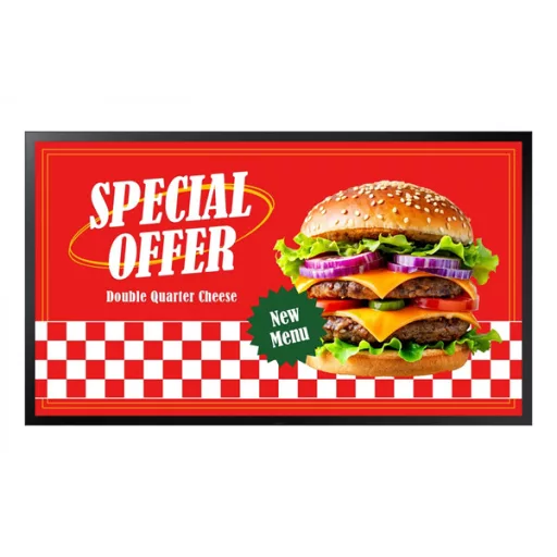 Reklámkijelző, SAMSUNG 55" Kültéri Signage Full HDkijelző  (OH55DX-W), 3500 cd/m2, 24/7
