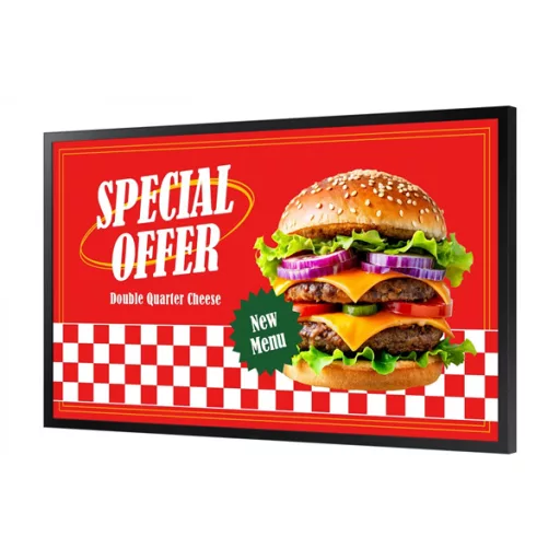 Reklámkijelző, SAMSUNG 55" Kültéri Signage Full HDkijelző  (OH55DX-W), 3500 cd/m2, 24/7