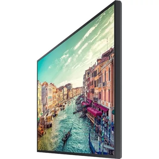 Reklámkijelző, Samsung 24/7 TFT LFD QM75R-B, 3840x2160, 500cd/m2, 8ms, DisplayPort/2xHDMI/2xUSB/RS232C/WiFi/Miracast, hangszóró