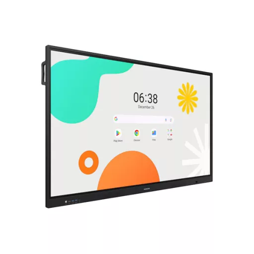 Interaktív kijelző, SAMSUNG 75" WAF Android 12/7, 3840x2160, Android 14, 2xHDMI/4xUSB/RS232