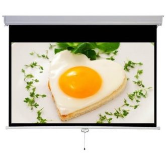   Vászon, Medium Rollo Screen, 235 x 132 cm vászonméret, 16:9 képarány, Házimozis, Rolós