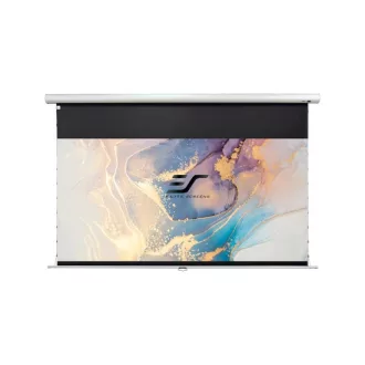   Vászon, EliteScreen Manual Tab-Tension - CineGrey 4D - ALR - 100" , 125 x 222 cm vászonméret, 16:9 képarány, Házimozis, Rolós, Oldalfeszített