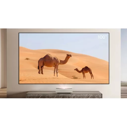 Vászon, XGIMI 100" UST ALR Screen Aura 2, 125 x 221 cm vászonméret, 16:9 képarány, Házimozis, Fix