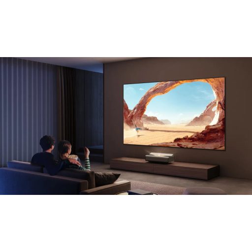 Projektor, XGIMI AURA 2 GTV, PGX-093, DLP, Lézer, 4K felbontás, 16:9 képarány, Házimozis