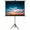 Vászon, Medium Tripod Screen, 152 x 152 cm vászonméret, 1:1 képarány, Hordozható, Állványos